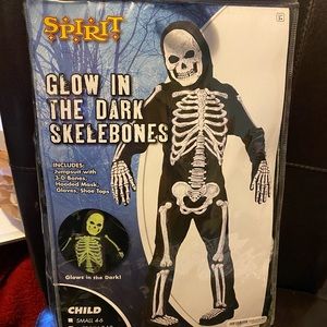 Youth Glow in the Dark Skeleton Costume